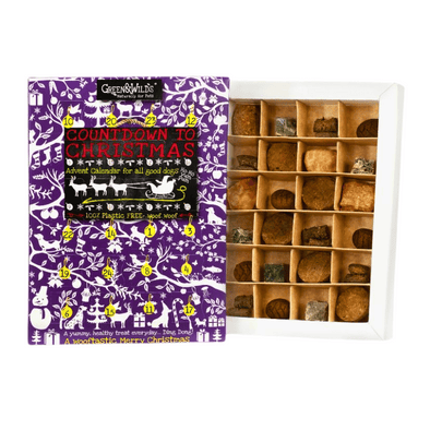 Dog advent calendar filled with treats