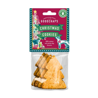 Christmas dog treats - Tree-shaped Christmas dog biscuits in packaging - Xmas gifts for dogs