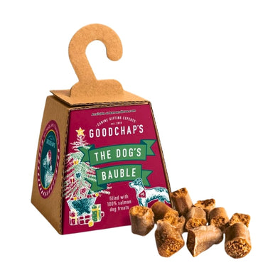 Christmas dog treats in a bauble - Xmas gifts for dogs