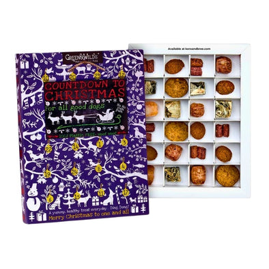 Dog advent calendar filled with treats - Xmas gifts for dogs